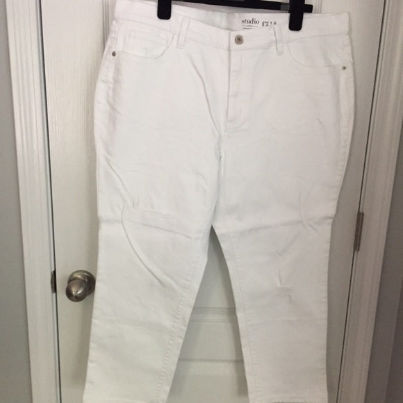 Studio Denim - Plus size white jeans